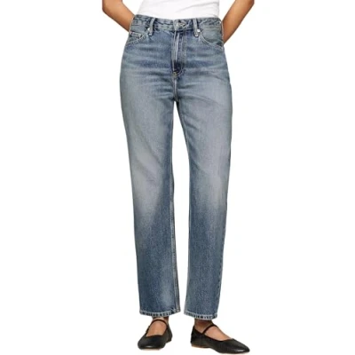 Image of Tommy Hilfiger Straight HW leg jeans, Women&#039;s, Size: 30x32, Pat