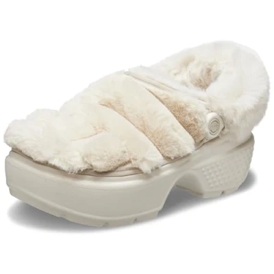 Image of Crocs Unisex Adult Stomp Quilted Clog, Stucco, 4 UK Men / 5 Women