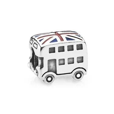 Image of Pandora Union Jack Bus Charms