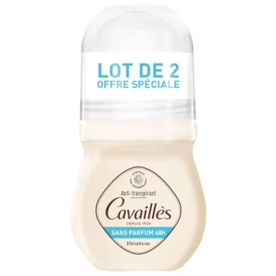 Image of Rogé Cavaillès Absorb+ Deodorant Fragrance Free 48H 2 x 50ml