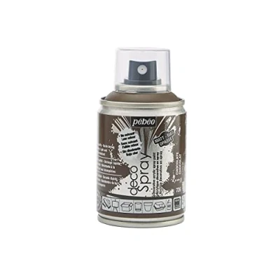 Image of PEBEO 93726 100ml Deco Spray, Acrylic, Chocolate, 10.5 x 5.2 cm