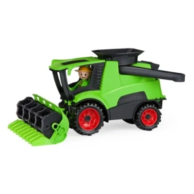 Image of Lena 01626 Truckies Combine Harvester with Mower, Sturdy Farm Approx. 27 cm, Toy Vehicle Figure 2 Years, Robust Play Set for Sandpit, Beach and Children&#039;s Room