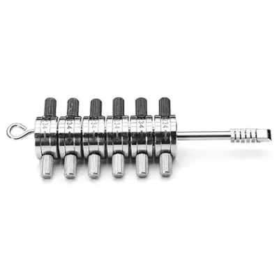 Image of HUK 6 Cut Premium Tibbe Lock Pick and Decoder, Locksmith Tool Fast Opener for Ford