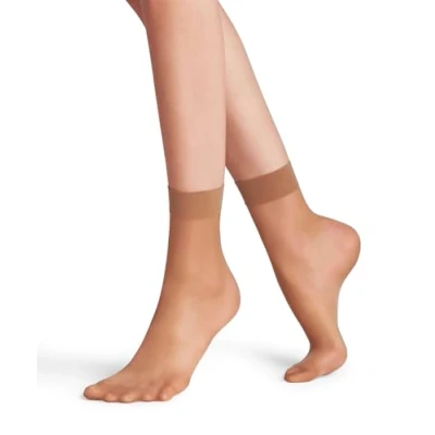 Image of FALKE Women&#039;s Seidenglatt 15 DEN W SO Sheer Plain 1 Pair Socks, Skin colour (Sun 4299), 5.5 8