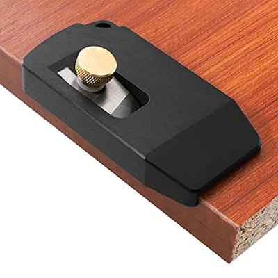 Image of Wood Edge Trimmer, Banding Trimmer Tool with High Speed Steel Blade, Cutter for PVC, ABS, Melamine, Veneer, etc