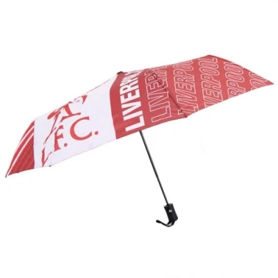 Image of Liverpool FC Folding Umbrella (One Size) (Red/White)