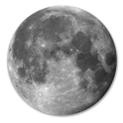 Image of 2 x 10cm/100mm Moon Vinyl SELF Adhesive Sticker Decal Laptop Travel Luggage Car Bike Sign Fun #6233