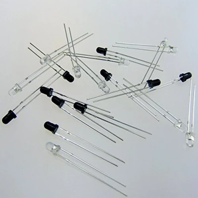 Image of 10pcs Launch and Receiver 3mm 940nm IR Infrared Diode LED Lamps