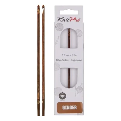 Image of KnitPro Ginger Tunisian Crochet Hook 3.50mm 3pcs