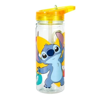 Image of Zawadi Global Stitch 580ml Water Bottle for Kids School Drinks Made of Durable Tritan Reusable BPA Free