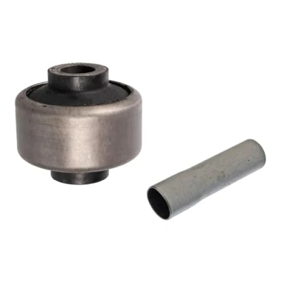 Image of 4A0407183C, 4A0407183CS1, 4A0407183D, 4A0407183DS1 Arm Bushes FEBI BILSTEIN 18844 with mounting sleeve Lower Front Axle, inner Elastomer
