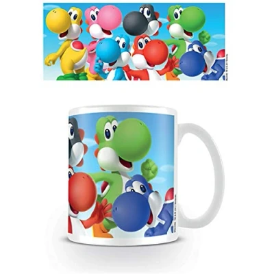 Image of Super Mario MG24480 Pyramid International &quot;Super (Yoshi)&quot; Official Boxed Ceramic Coffee/Tea Mug, Multi Colour, 11 oz/315 ml