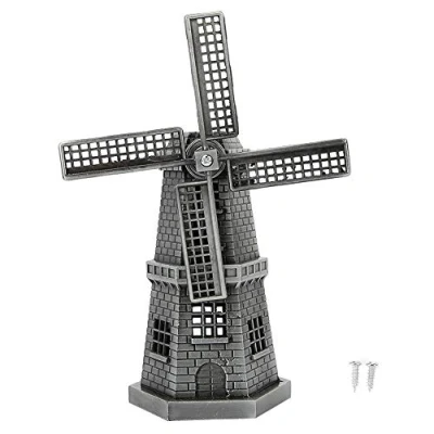 Image of Hilitand Windmill Ornaments Classic Retro European Style Holland with Screw Carton Box for Shelf Bedroom Decoration