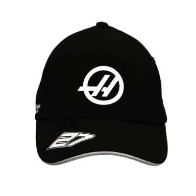 Image of CMC Motorsports Haas Racing F1 2023 Nico Hulkenberg Team Baseball Hat Black, One size