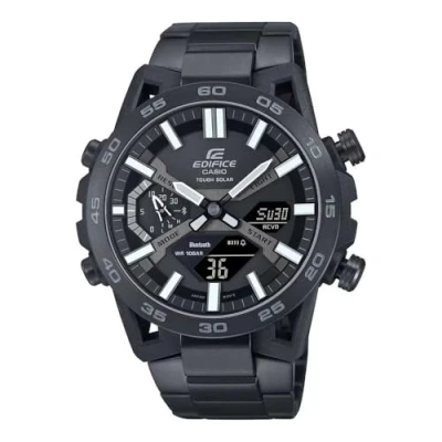 Image of Casio Edifice Mens Black Watch ECB 2000DC 1BEF Stainless Steel (archived) One Size