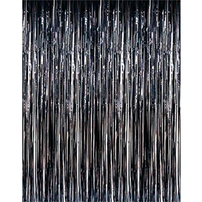 Image of Mr. Gadget Solution® 1 pk Shimmer Foil Door Curtains for party Decorations.