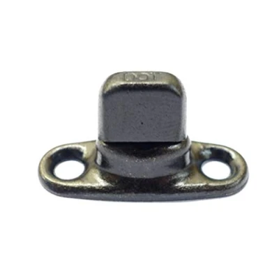 Image of Pack of 10 Military Black Turnbutton Twist Fastener 6mm 2 Hole Base Genuine DOT Brand