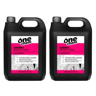 Image of One Chem Cherry Snow foam Concentrate 2 x 5 Litre Multi pack Thick Fragrance