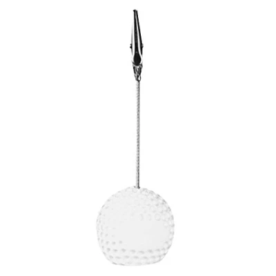 Image of Golf Ball Clip Memo Holder Paper Message Photo White