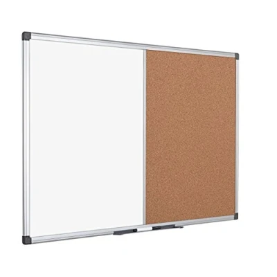 Image of Bi Office Combination Board Maya, Cork/Magnetic, Aluminium Frame, 180 x 120 cm