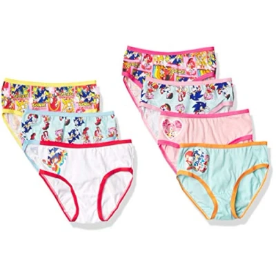 Image of Sonic the Hedgehog Girls&#039; Underwear Multipack, SonicGirls7pk, 8