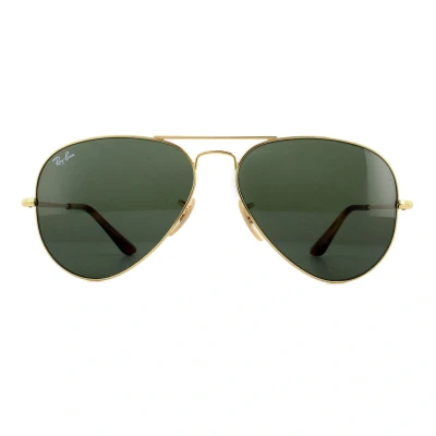 Image of Sunglasses Ray ban Rb3689 aviator metal ii col. 914731 Unisex Pilot Gold