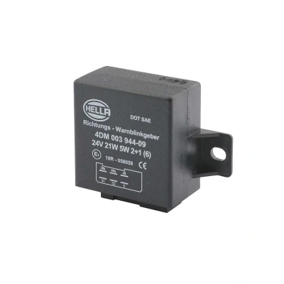 Image of 21K470810 Indicator Relay HELLA 4DM 003 944 091 24V Electric 2+1x21W+5(6x21W)W with holder for trailer