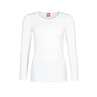 Image of Women&#039;s 1 Pack SOCKSHOP Heat Holders 0.45 TOG Long Sleeve Vest White S