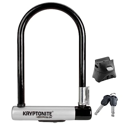 Image of Kryptonite Kryptolok U lock Black/Silver