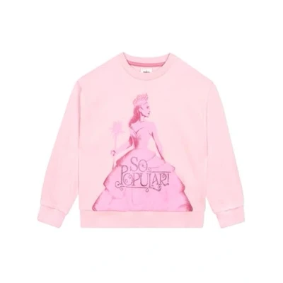 Image of WICKED Jumper Glinda Girls Sweatshirt Glitter For Pink 8 9 Years