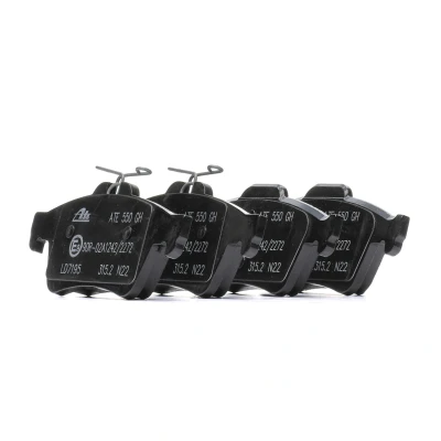 Image of 15271565 Brake pad set ATE Ceramic 13.0470 7195.2 not prepared for wear indicator, excl. warning contact FORD: FOCUS 2, C Max 3 Turnier