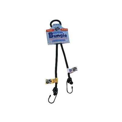 Image of Oxford Bungee Standard Strap with Hardened Steel Hooks Black, 32 Inch/800 mm