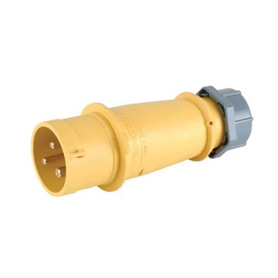 Image of Trend 32A 110V BS4343 Standard Plug in Vibrant Yellow for T11ELK Router, PLUG/110V/32A