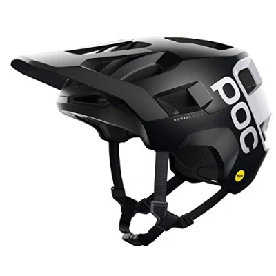 Image of POC Kortal RACE MIPS Unisex Helmet, Size: XS S, Uranium black matt/hydrogen white