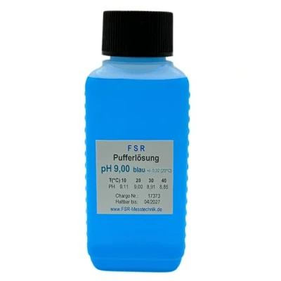 Image of FSRTOP pH 9 Calibration Solution 100 ml Liquid Buffer for Meter Tester