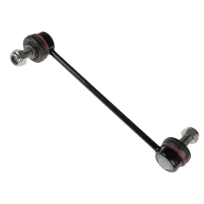 Image of 548302K000 Anti roll bar link BLUE PRINT ADG085143 Front Axle Left 247mm M12 x 1,25 with nuts Steel black KIA: Soul I