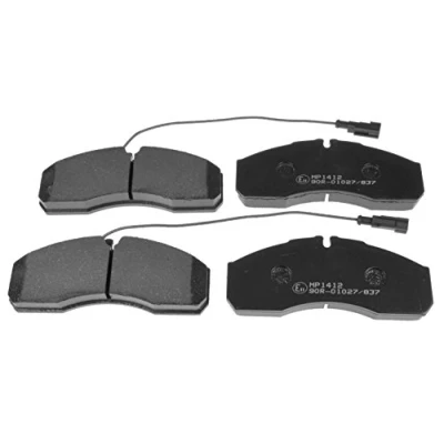 Image of 41060MB225, D1060MB20C Brake pad set BLUE PRINT ADN142159 Front Axle incl. wear warning contact NISSAN: Cabstar