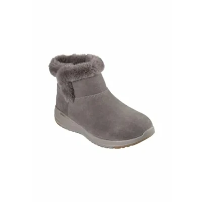 Image of Skechers Women&#039;s ON The GO Stellar Cozy Step Ankle Boot, Brown, 4.5 UK