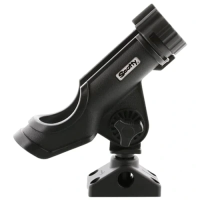 Image of Powerlock rod Holder, Black, incl. 0241 Side/Deck Mount Boat holder
