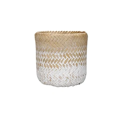 Image of KitchenCraft Woven Bamboo Ombre Planter