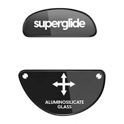 Image of Pulsar Gaming Gears Superglide Fastest and Smoothest Mouse Feet/Skates Made with Ultra Strong Flawless Glass Super Fast Smooth Durable Sole for Zowie EC series [Black]