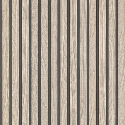 Image of Belgravia Decor Wood Slat Light Oak Wallpaper GB2921 Italian Viny Faux Texture
