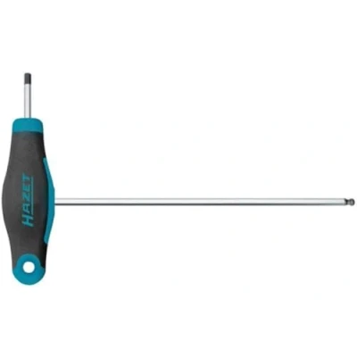 Image of Hazet 829KK 2.5 Angled Screwdriver (Short and Long Blade for Flexible Insert, Allen Profile, Size mm) Dark Blue