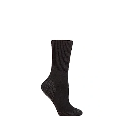Image of Women&#039;s 1 Pair SOCKSHOP Iomi Footnurse Diabetic Merino Wool Boot Socks Black 4 8