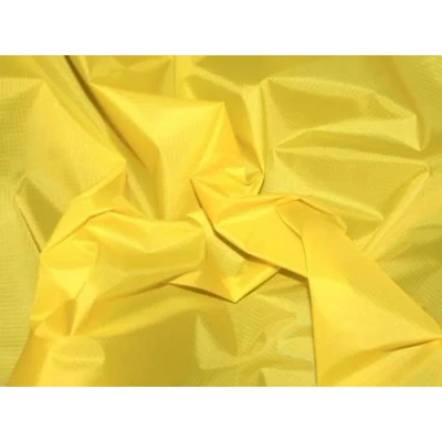 Image of 60&quot; wide Polyester Rip Stop Tear Resistant Fabric Yellow per metre