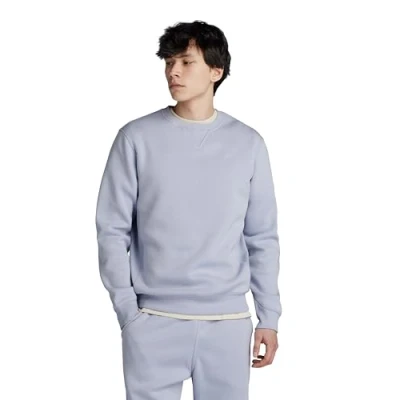 Image of G Star Premium CORE LS Sweatshirt, Men&#039;s, Size: XL, Icelandic blue