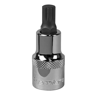 Image of Sealey Premier Spline Socket Bit M9 1/2&quot;Sq Drive