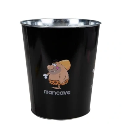 Image of VFM Man Cave Waste Bin Best Dad Ever Fun Present, Bithday Great Gift for on Special Occasions Black