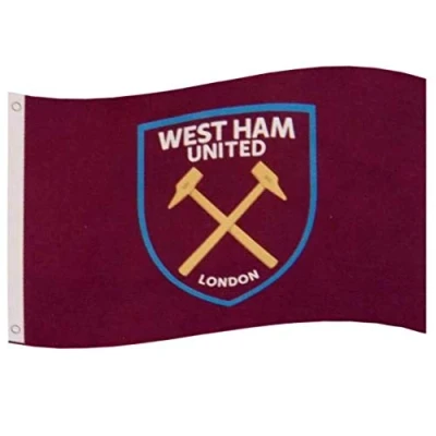 Image of West Ham Core Crest Flag 5 x 3