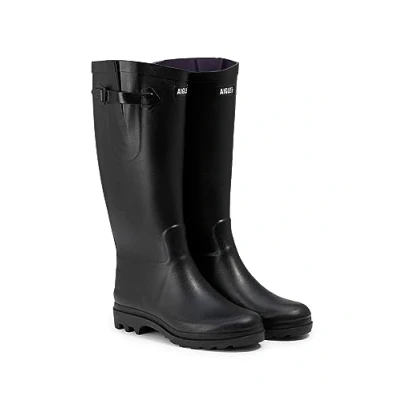 Image of Aigle Women&#039;s ntine 2 Nl Rain Boot, Black, 8 UK